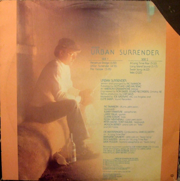 Ric Swanson - Urban Surrender (LP, Album) (Very Good (VG)) - Image 2