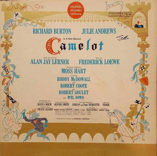 Richard Burton , Julie Andrews - Alan Jay Lerner, Frederick Loewe - Camelot (LP, Album, Hol) (Very Good (VG))
