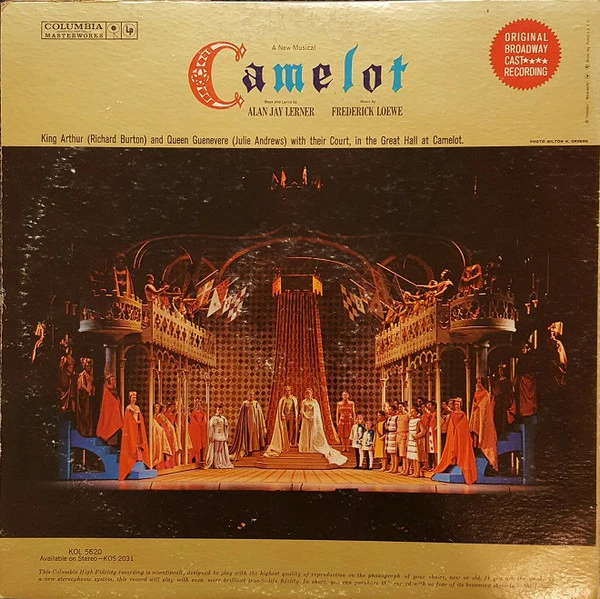 Richard Burton , Julie Andrews - Alan Jay Lerner, Frederick Loewe - Camelot (LP, Album, Hol) (Very Good (VG)) - Image 2