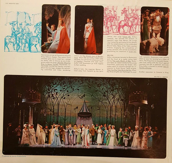 Richard Burton , Julie Andrews - Alan Jay Lerner, Frederick Loewe - Camelot (LP, Album, Hol) (Very Good (VG)) - Image 3