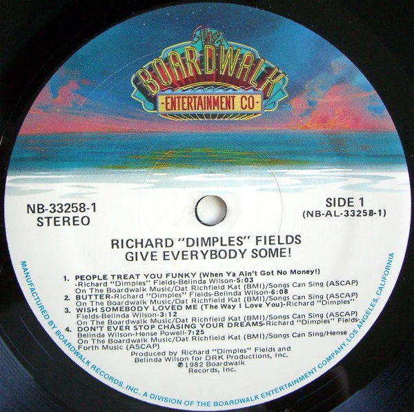 Richard 'Dimples' Fields - Give Everybody Some! (LP, Album) (Mint (M)) - Image 3
