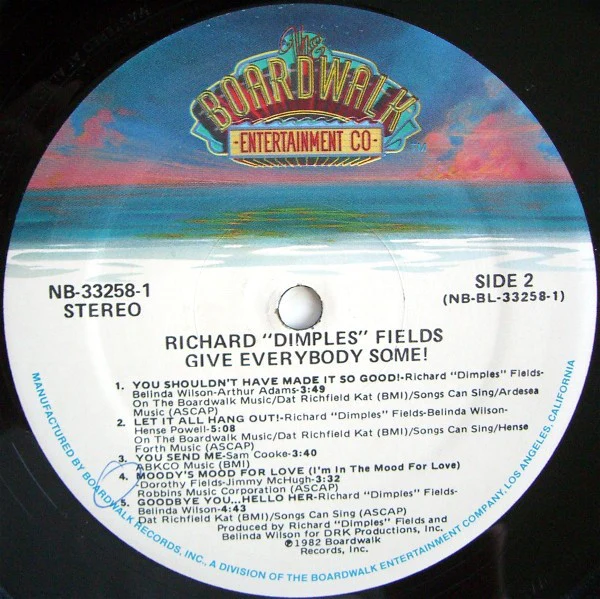 Richard 'Dimples' Fields - Give Everybody Some! (LP, Album) (Mint (M)) - Image 4