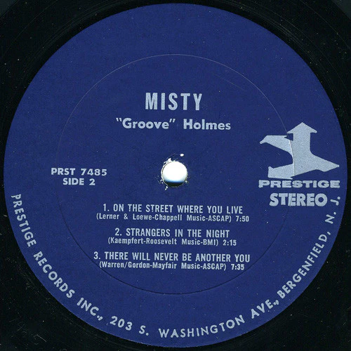 Richard "Groove" Holmes - Misty (LP, Album) (Good Plus (G+)) - Image 4