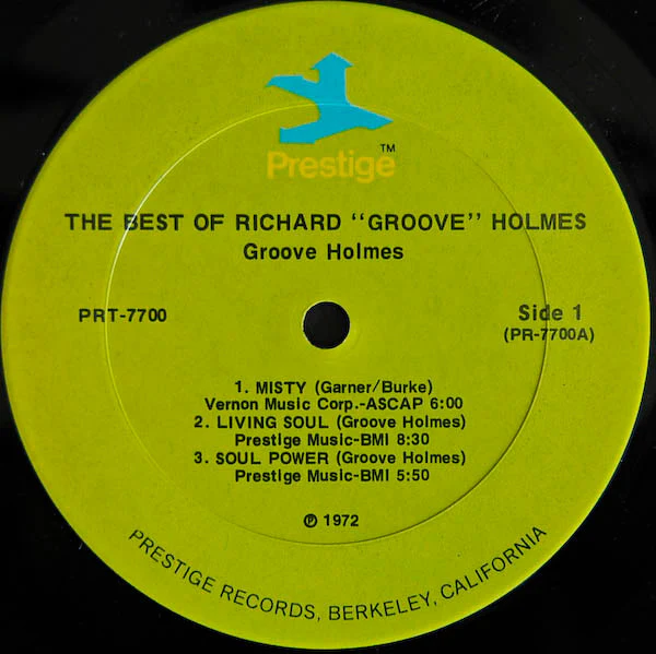 Richard "Groove" Holmes - The Best Of Richard "Groove" Holmes (LP, Comp, RE) (Good Plus (G+)) - Image 3