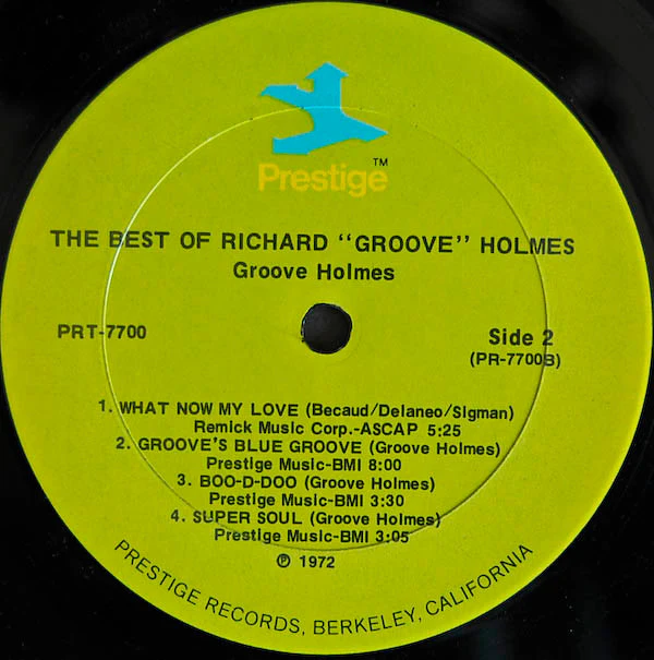 Richard "Groove" Holmes - The Best Of Richard "Groove" Holmes (LP, Comp, RE) (Good Plus (G+)) - Image 4