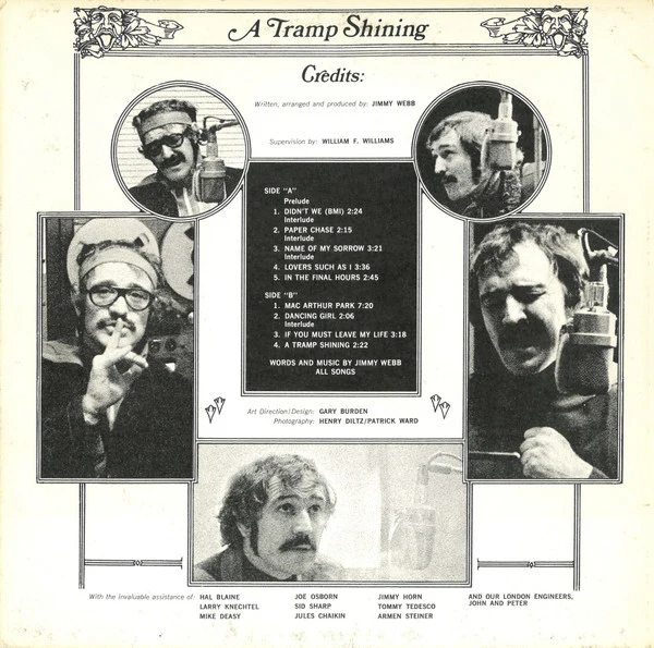 Richard Harris - A Tramp Shining (LP, Album, RP, Uni) (Very Good Plus (VG+)) - Image 2