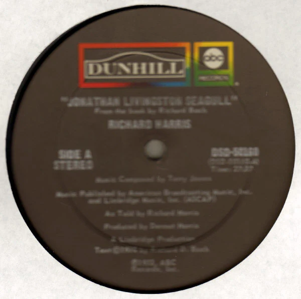 Richard Harris - Jonathan Livingston Seagull (LP, Album, San) (Very Good (VG)) - Image 3