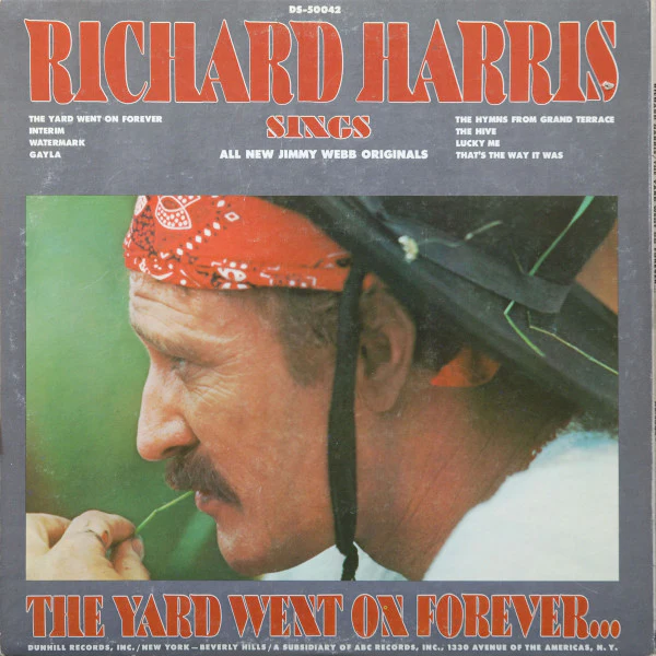 Richard Harris - The Yard Went On Forever... (LP, Album, Mon) (Near Mint (NM or M-)) - Image 3
