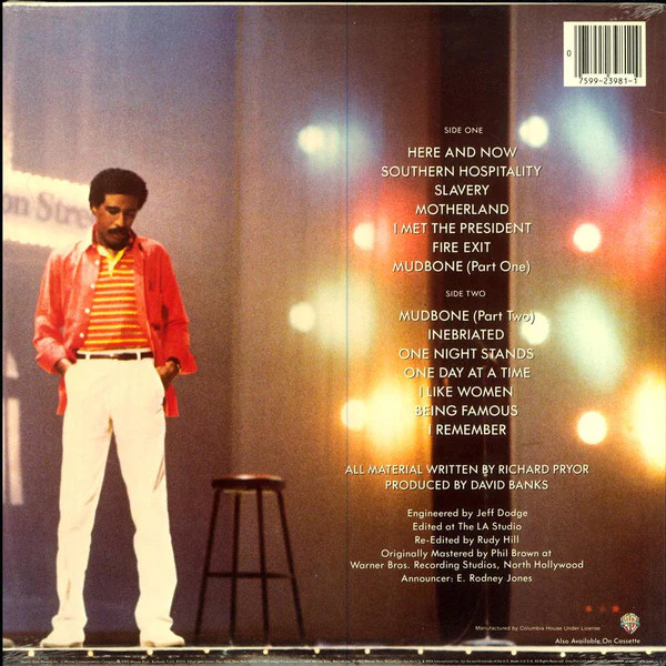 Richard Pryor - Here And Now (LP, Album, Club, RM, Car) (Mint (M)) - Image 2