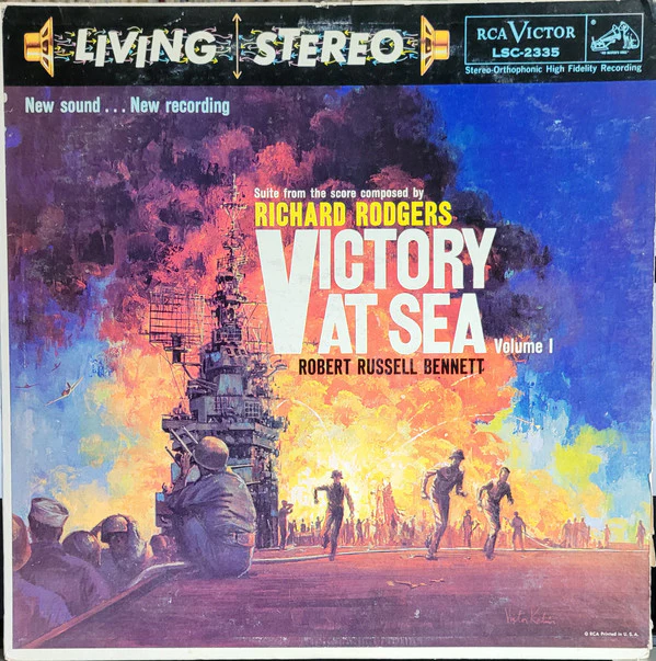 Richard Rodgers / Robert Russell Bennett - Victory At Sea Volume I (LP, Album) (Very Good Plus (VG+))