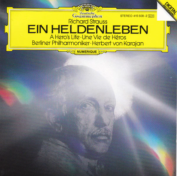 Richard Strauss – Berliner Philharmoniker ∙ Herbert von Karajan - Ein Heldenleben (CD, Album) (Near Mint (NM or M-)) - Image 3