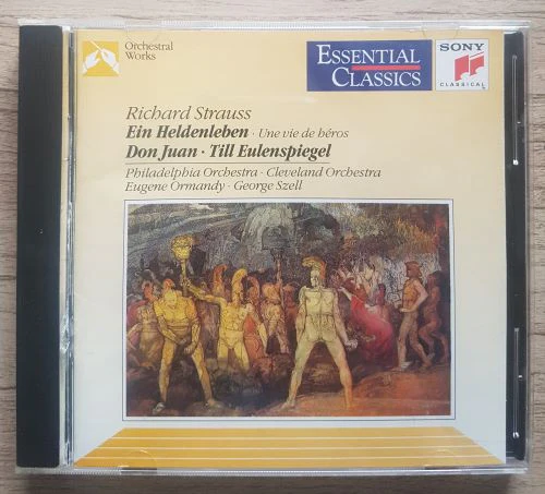 Richard Strauss - The Philadelphia Orchestra / The Cleveland Orchestra, Eugene Ormandy / George Szell - Ein Heldenleben • Don Juan • Till Eulenspiegel (CD, Comp) (Near Mint (NM or M-))
