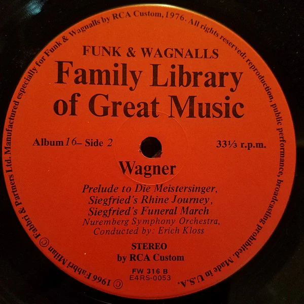 Richard Wagner - Overture To Tannhäuser; Lohengrin, Prelude To Act 1, Prelude To Act 3 And Wedding Chorus; Prelude To Die Meistersinger; Siegfried's Rhine Journey, Siegfried's Funeral March (LP) (Very Good Plus (VG+)) - Image 4