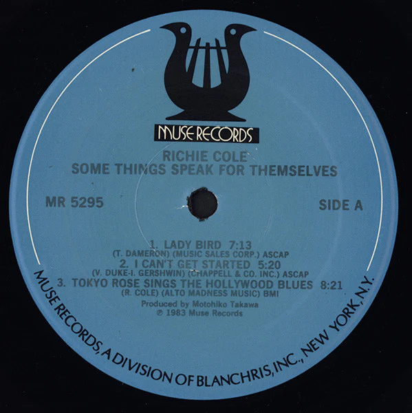 Richie Cole - Some Things Speak For Themselves (LP, Album) (Very Good (VG)) - Image 3