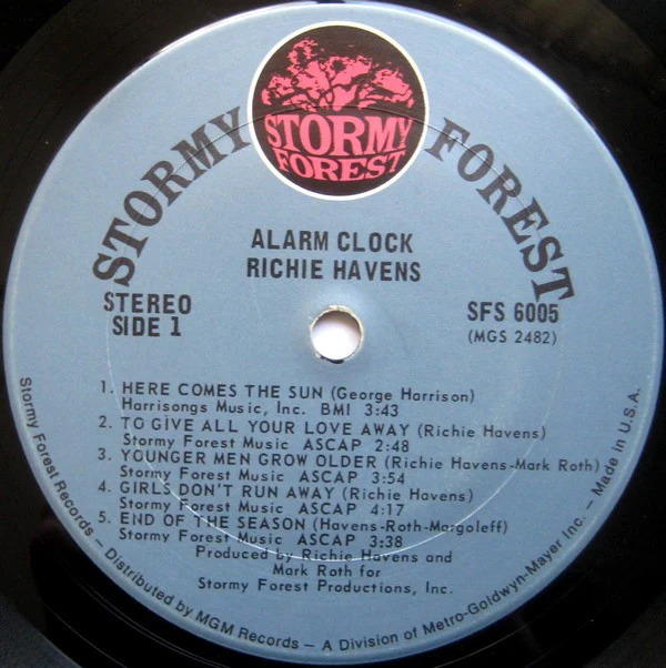 Richie Havens - Alarm Clock (LP, Album) (Very Good Plus (VG+)) - Image 3