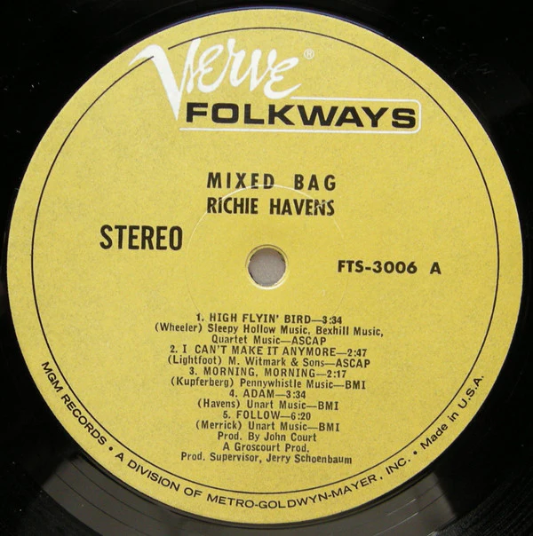 Richie Havens - Mixed Bag (LP, Album) (Near Mint (NM or M-)) - Image 3