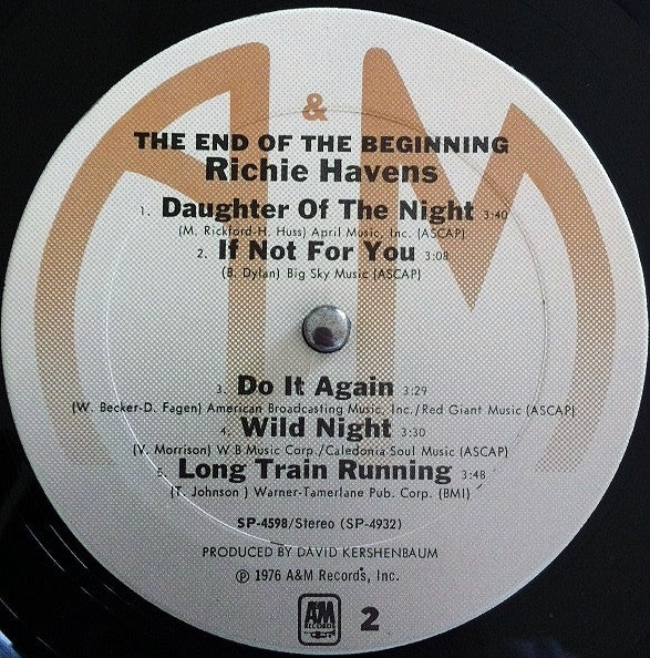 Richie Havens - The End Of The Beginning (LP, Album, Ter) (Very Good Plus (VG+)) - Image 4