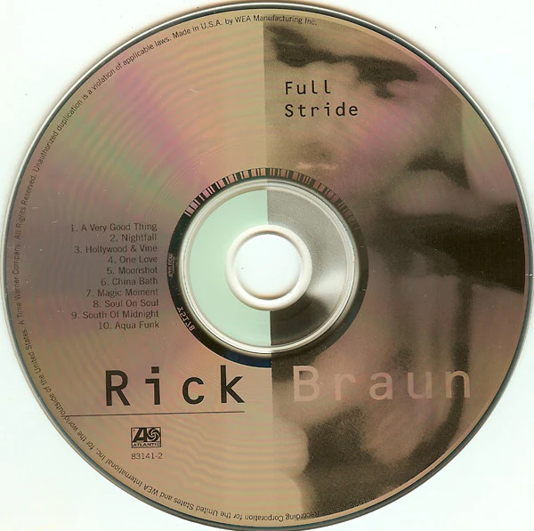 Rick Braun - Full Stride (CD, Album) (Very Good Plus (VG+)) - Image 3