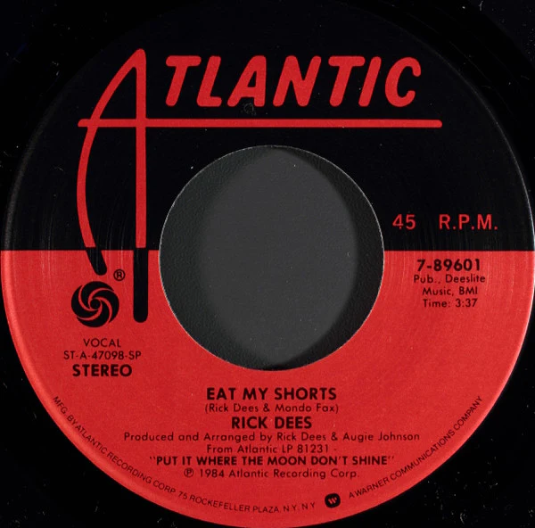 Rick Dees - Get Nekked (7") (Very Good (VG)) - Image 4