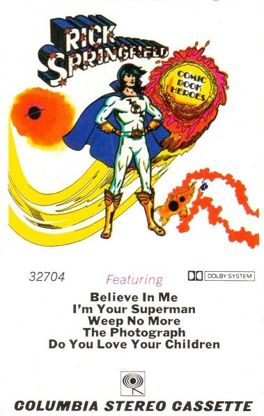 Rick Springfield - Comic Book Heroes (Cass, Album, RE, Dol) (Very Good Plus (VG+))