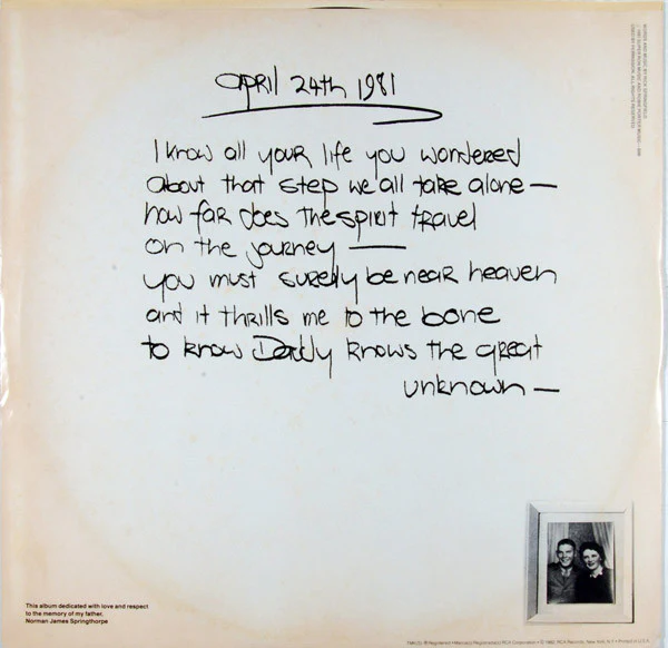 Rick Springfield - Success Hasn't Spoiled Me Yet (LP, Album, Ind) (Very Good Plus (VG+)) - Image 5