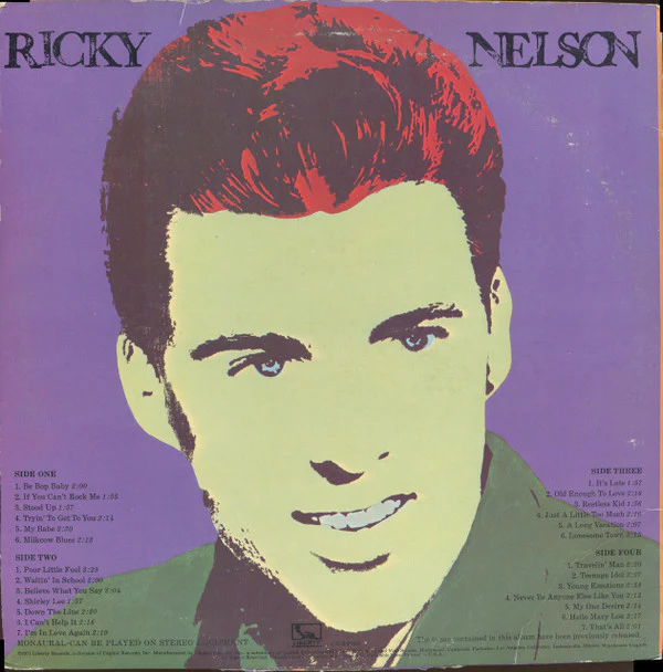 Ricky Nelson - Legendary Masters Series (2xLP, Comp, Mono, RE) (Mint (M)) NEW & SEALED - Image 2