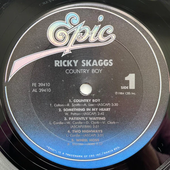 Ricky Skaggs - Country Boy (LP, Album, Pit) (Very Good Plus (VG+)) - Image 5