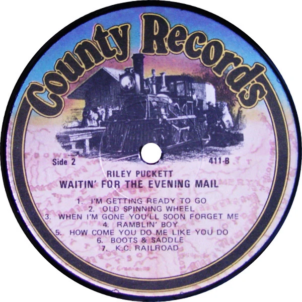 Riley Puckett - Waitin' For The Evening Mail (LP, Comp) (Near Mint (NM or M-)) - Image 5