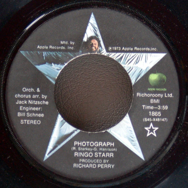 Ringo Starr - Photograph (7", Single, Los) (Very Good Plus (VG+))
