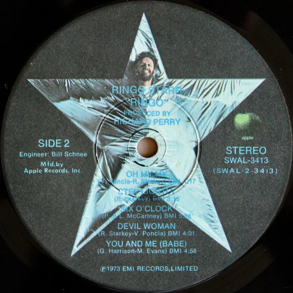 Ringo Starr - Ringo (LP, Album, Win) (Very Good Plus (VG+)) - Image 5