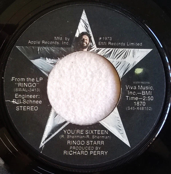 Ringo* - You're Sixteen (7", Win) (Very Good Plus (VG+)) - Image 3