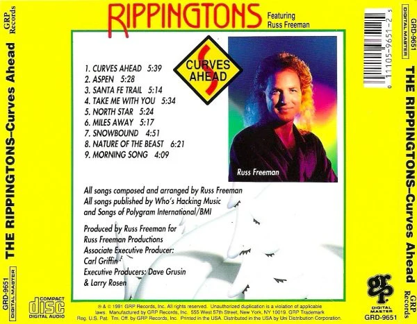 The Rippingtons Featuring Russ Freeman - Curves Ahead (CD) (Near Mint (NM or M-)) - Image 2