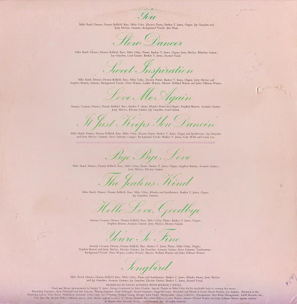 Rita Coolidge - Love Me Again (LP, Album, Ter) (Very Good Plus (VG+)) - Image 2