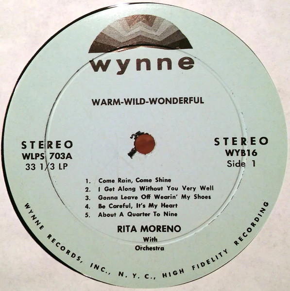 Rita Moreno - Warm, Wild Wonderful (LP) (Very Good Plus (VG+)) - Image 3