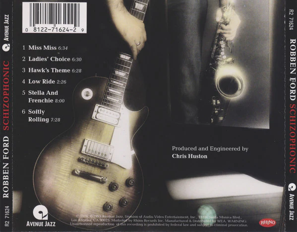 Robben Ford - Schizophonic (CD, Album, RE) (Near Mint (NM or M-)) - Image 3