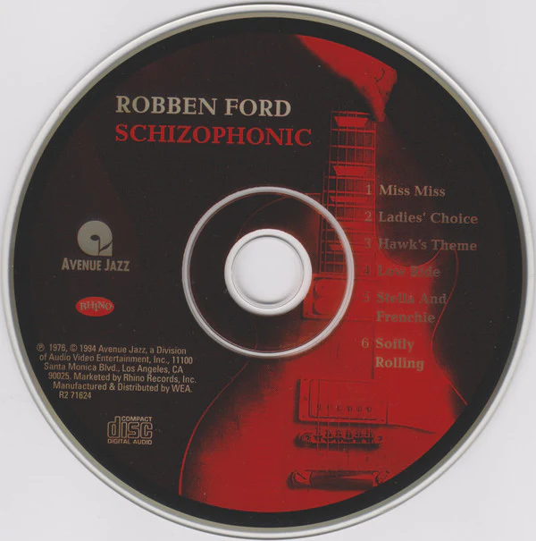 Robben Ford - Schizophonic (CD, Album, RE) (Near Mint (NM or M-)) - Image 4