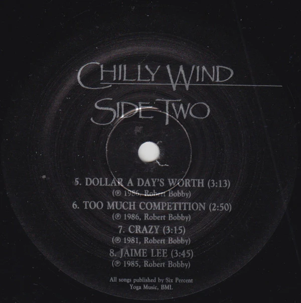 Robert Bobby - Chilly Wind (LP, Album) (Mint (M)) - Image 4