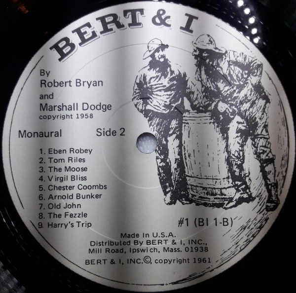 Robert Bryan And Marshall Dodge - Bert And I... And Other Stories From Down East (LP, Album, Mono) (Very Good Plus (VG+)) - Image 4