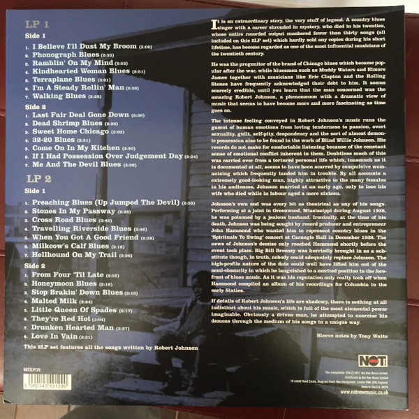 Robert Johnson - The Complete Collection (2xLP, Comp, 180) (Mint (M)) NEW & SEALED - Image 4