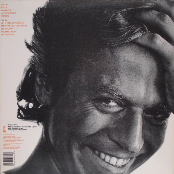 Robert Palmer - Riptide (LP, Album, Club, RCA) (Very Good (VG)) - Image 2