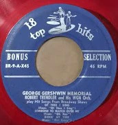 Robert Trendler Orchestra, George Gershwin - George Gershwin Memorial (7", EP, Mono, Red) (Very Good (VG))