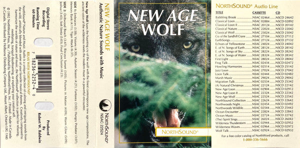 Robert W. Baldwin - New Age Wolf (Cass, Album) (Near Mint (NM or M-)) - Image 2