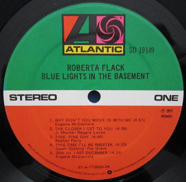 Roberta Flack - Blue Lights In The Basement (LP, Album, PR) (Near Mint (NM or M-)) - Image 3