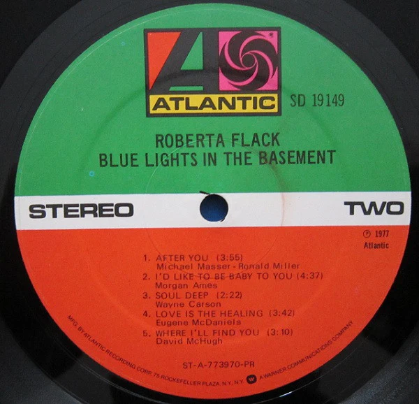 Roberta Flack - Blue Lights In The Basement (LP, Album, PR) (Near Mint (NM or M-)) - Image 4