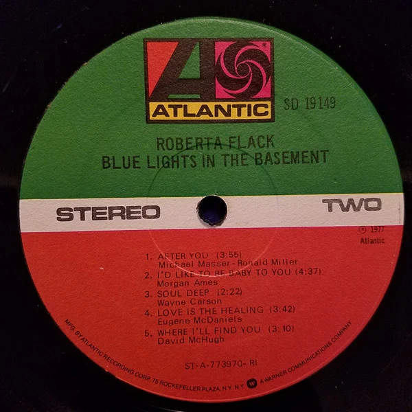 Roberta Flack - Blue Lights In The Basement (LP, Album, Ric) (Near Mint (NM or M-)) - Image 4