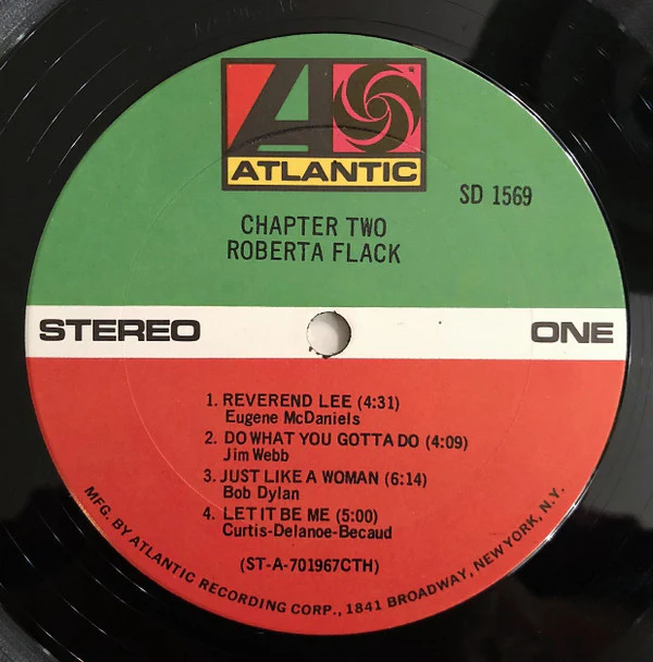 Roberta Flack - Chapter Two (LP, Album, Club, CTH) (Very Good (VG)) - Image 3