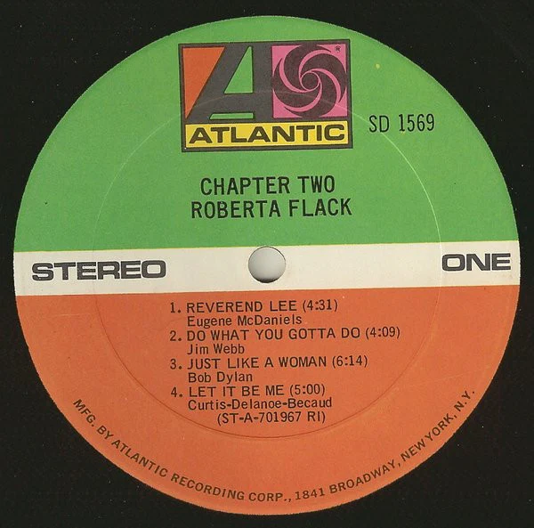 Roberta Flack - Chapter Two (LP, Album, RP, RI ) (Very Good (VG)) - Image 3