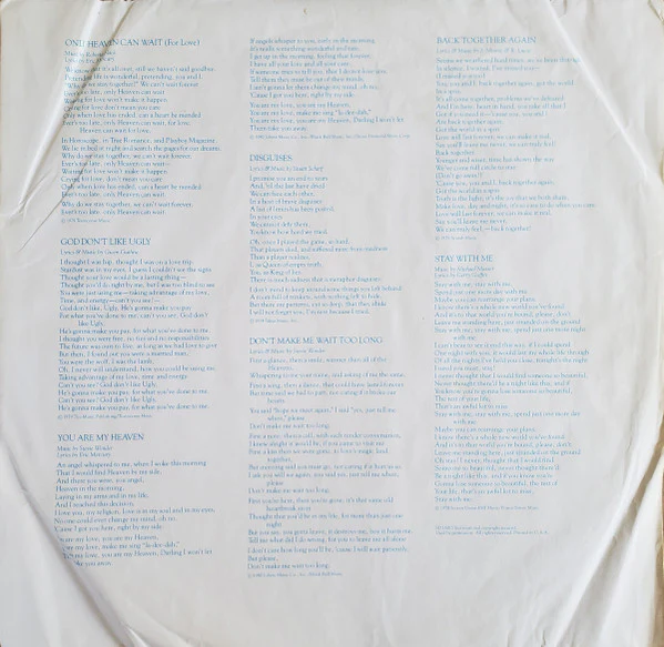 Roberta Flack Featuring Donny Hathaway - Roberta Flack Featuring Donny Hathaway (LP, Album, SP ) (Very Good Plus (VG+)) - Image 5