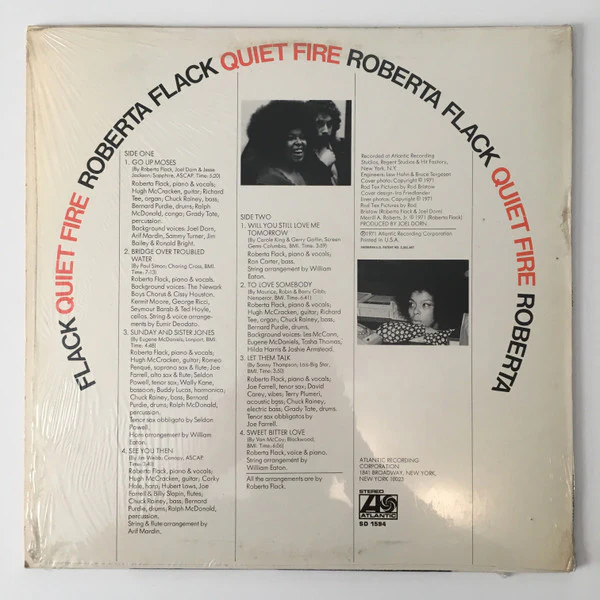 Roberta Flack - Quiet Fire (LP, Album, Club) (Near Mint (NM or M-)) - Image 2