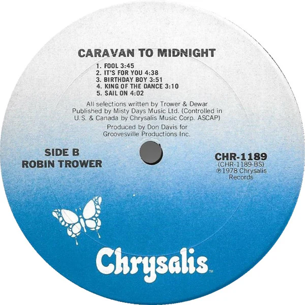 Robin Trower - Caravan To Midnight (LP, Album, Ter) (Very Good (VG)) - Image 4